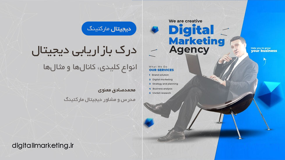 درک بازاریابی دیجیتال: انواع کلیدی، کانال‌ها و مثال‌ها